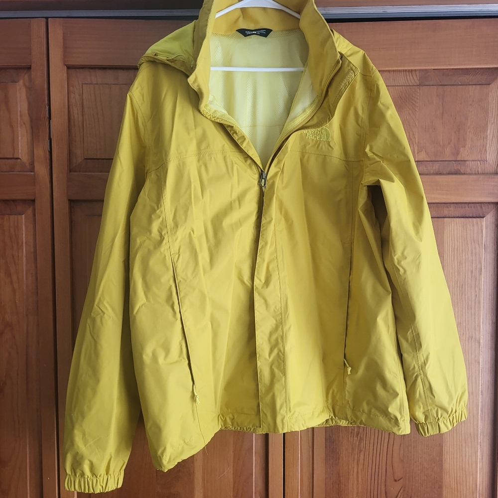 The North Face Men's The North Face Lightly Lined Yellow Rain Coat - Men